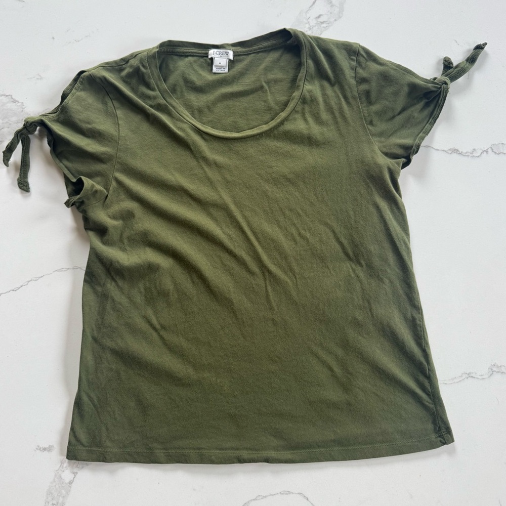J Crew keyhole sleeve top